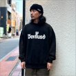 画像3: 【送料無料】Deviluse デビルユース Logo クルーネックスウェット BLACK (3)