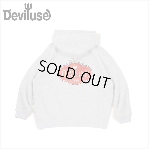 画像1: 【送料無料】Deviluse デビルユース Rising P/Oパーカー ASH (1)