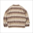 画像2: 【送料無料】Deviluse デビルユース Border Knit Crewneck BROWN (2)