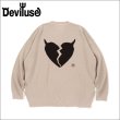 画像1: 【送料無料】Deviluse デビルユース Heartaches Knit Crewneck OATMEAL (1)