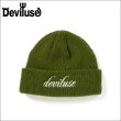 画像1: Deviluse デビルユース Script ビーニー OLIVE (1)