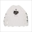 画像2: Deviluse デビルユース Sacred Heart L/S Tシャツ WHITE (2)