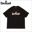 画像1: Deviluse デビルユース Foaming Logo Tシャツ BLACK (1)