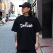 画像2: Deviluse デビルユース Foaming Logo Tシャツ BLACK (2)