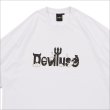 画像3: Deviluse デビルユース Foaming Logo Tシャツ WHITE (3)