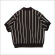 画像2: 【送料無料】Deviluse デビルユース Stripe Polo BLACK (2)