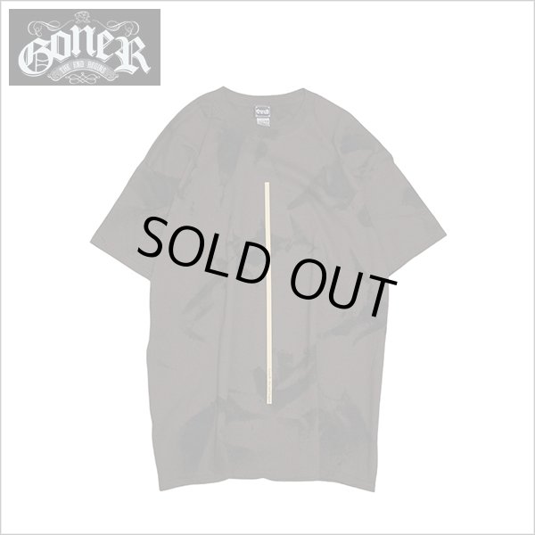 画像1: 【50%OFF】GoneR ゴナー Tie-dye Line Tシャツ D.CHOCOLATE (1)