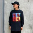 画像3: GoneR ゴナー Rose Jesus L/S Tシャツ BLACK  (3)