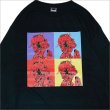 画像4: GoneR ゴナー Rose Jesus L/S Tシャツ BLACK  (4)