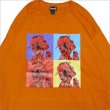 画像4: GoneR ゴナー Rose Jesus L/S Tシャツ TEXAS ORANGE (4)