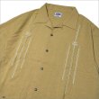 画像3: 【送料無料】KustomStyle カスタムスタイル JURIUS CAESAR S/S キューバシャツ MUSTARD (3)