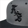 画像2: KustomStyle カスタムスタイル CHISOX スナップバックCAP BLACK/GRAY (2)