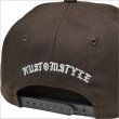 画像3: KustomStyle カスタムスタイル CHISOX スナップバックCAP BROWN (3)