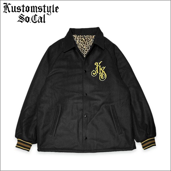 画像1: 【送料無料】KustomStyle カスタムスタイル PLAQUE CAR CLUB JKT BLACK (1)