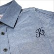 画像4: 【送料無料】KustomStyle カスタムスタイル STARLITE L/Sワークシャツ CHAMBRAY (4)