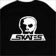 画像6: 【送料無料】SKULL SKATES スカルスケーツ Logo L/S Tee BLACK/WHITE (6)