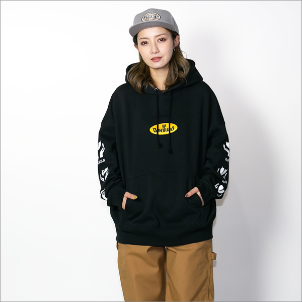 deviluse box logo hoodoe L size - パーカー