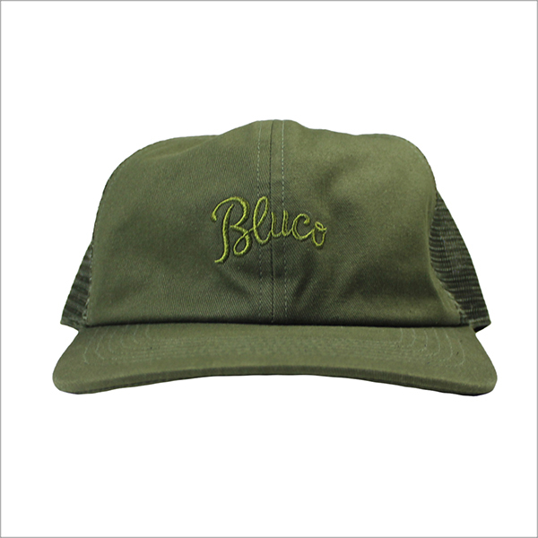 BLUCO ブルコ MESH CAP -Script- OLIVE