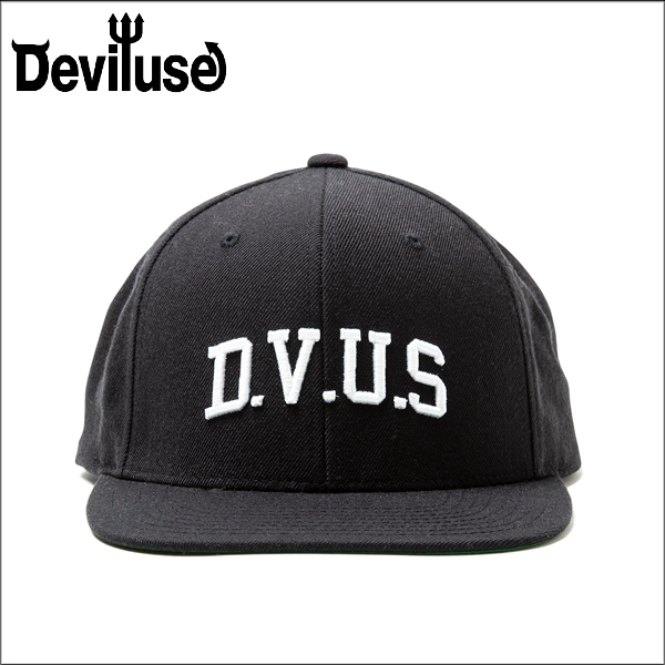 Deviluse デビルユース College スナップバックキャップ BLACK