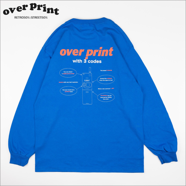over print Tシャツ・ロンT セット